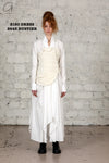 marc le bihanless strap jacket 2643 off White rice white